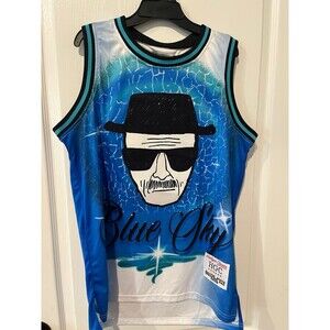 Headgear Classics Breaking Bad Walter White “Blue Sky” Basketball Jersey Tank
